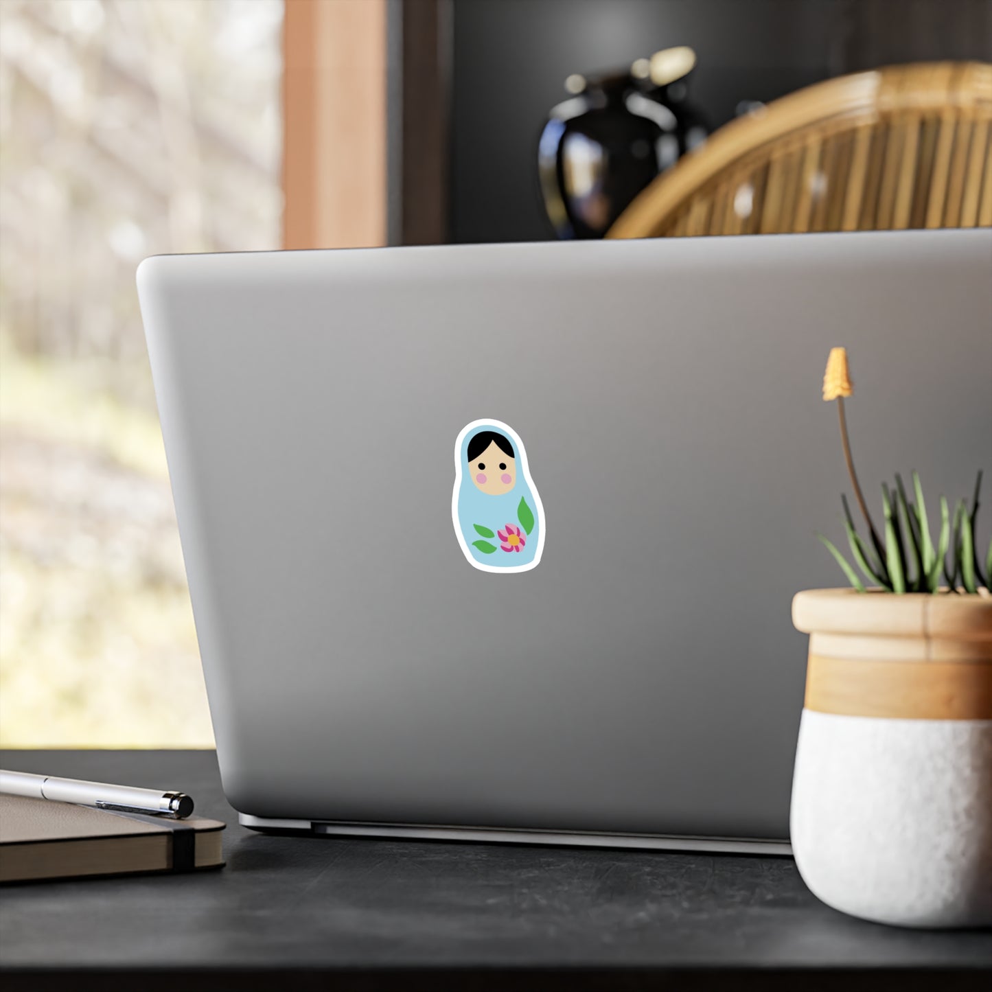 Matryoshka doll - Blue (Sticker)
